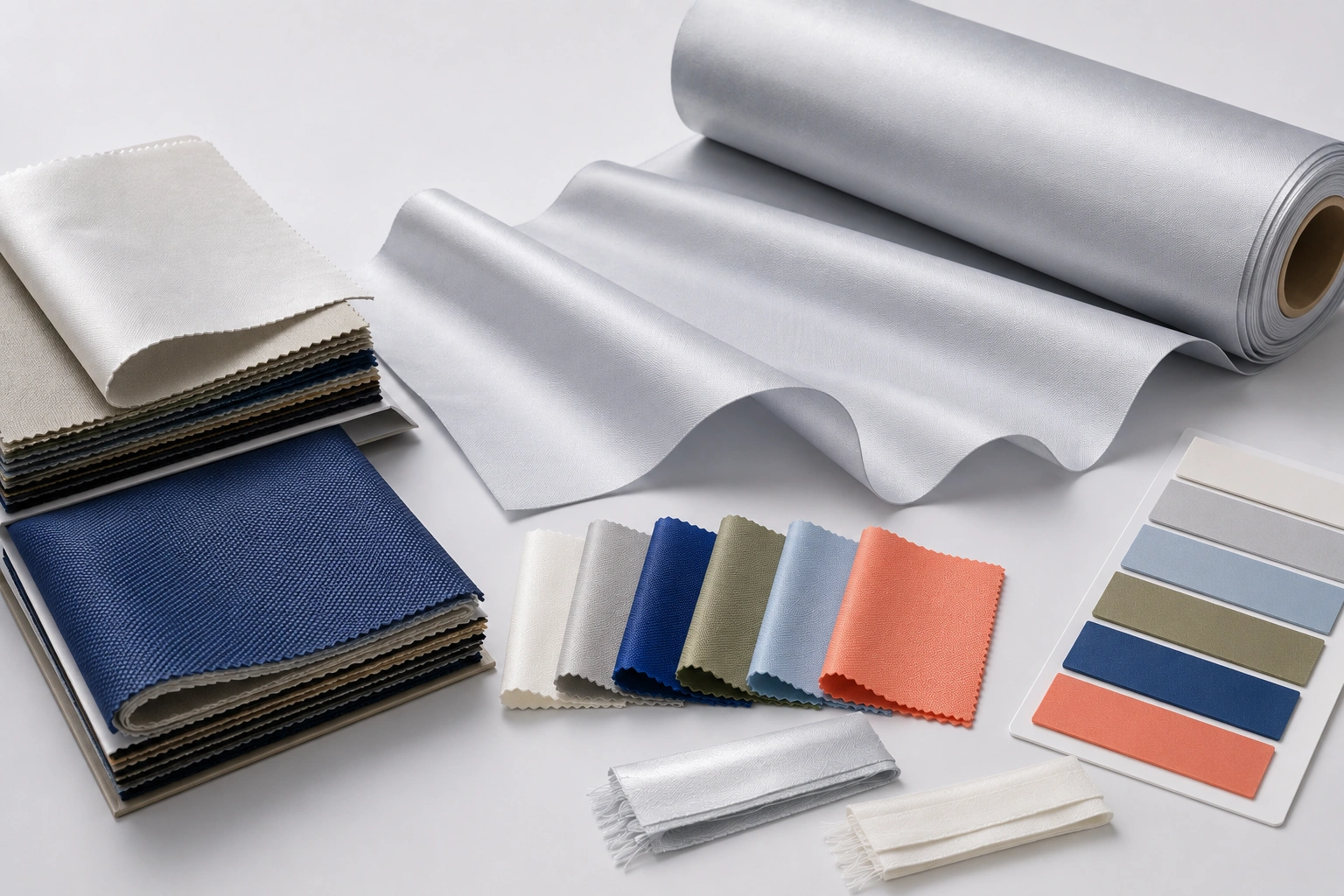 Abstract woven fabric form representing Shinedyetex performance textiles