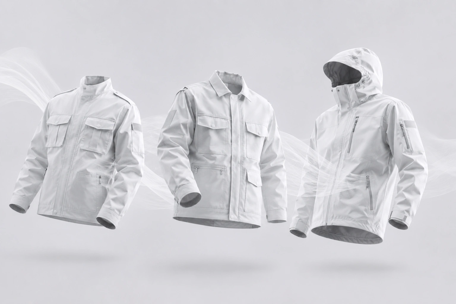 Durable woven fabric for technical uniforms