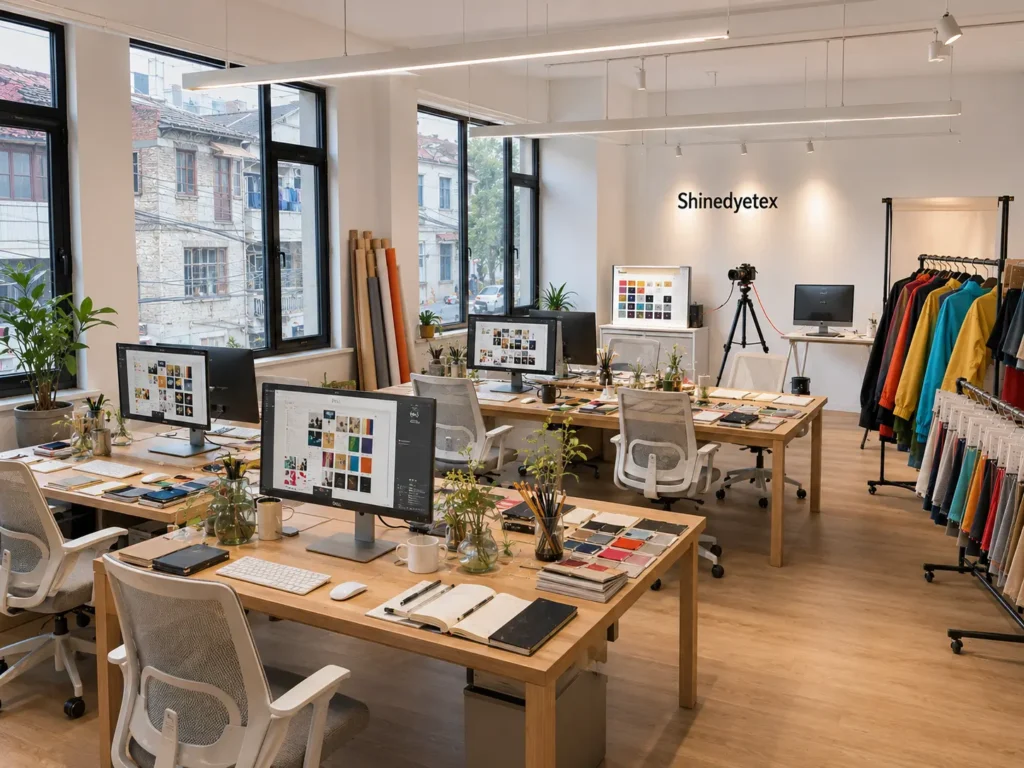 Shanghai shinedyetex office based in Shanghai, china.